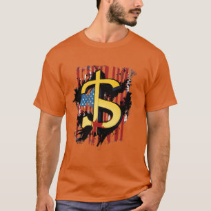 Currency Elegance: Dollar Design T - Shirt" T-Shirt