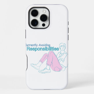 Currently Avoiding Responsibilities – Minimal Aest iPhone 16 Pro Max Hülle