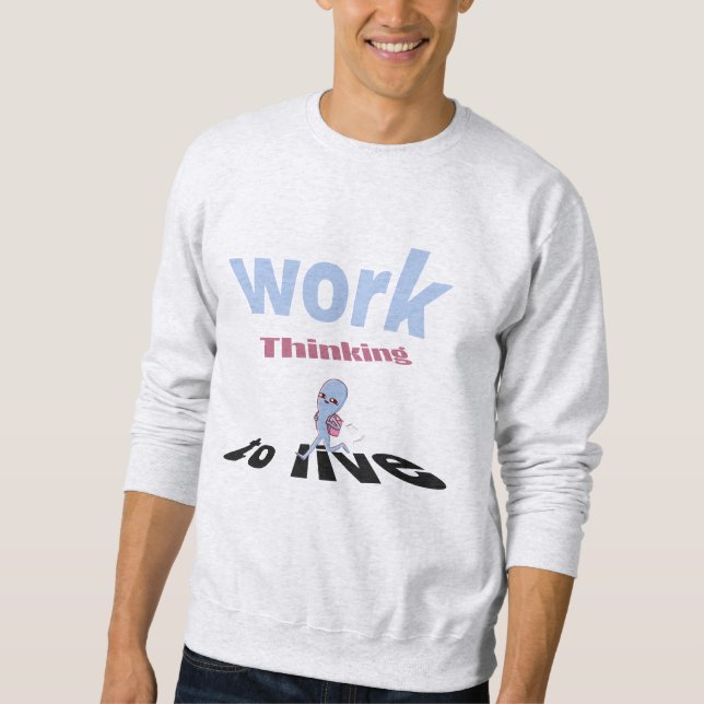 CURRENTLY OVERTHINKING EVERYTHING SWEATSHIRT (Vorderseite)