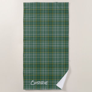 Currie Clan Tartan Kariert Beach Towel Strandtuch