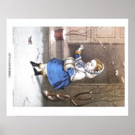 Currier & Ives Lithograph: Kleiner Snowbird Poster