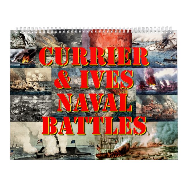 Currier & Ives Naval Battles Kalender (Titelbild)