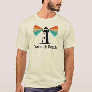 Currituck Beach Leuchtturm Regenbogen T-Shirt