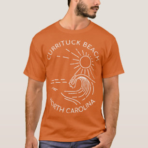 Currituck Beach North Carolina Sonne Sand und Bran T-Shirt
