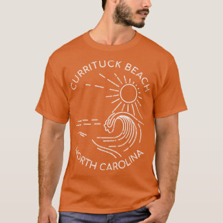Currituck Beach North olina Sun Sand und Surf T-Shirt
