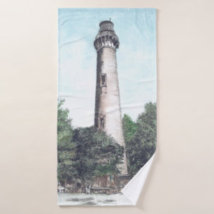 Currituck Island Lighthouse Mixed Media Badhandtuch Set