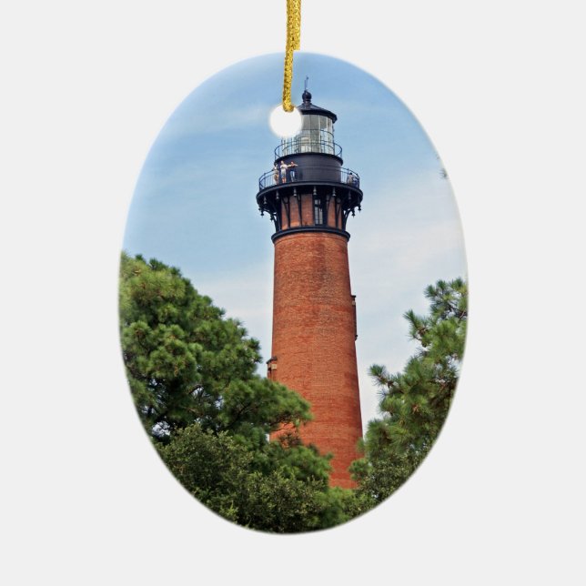 Currituck Leuchtturm Keramikornament (Vorne)