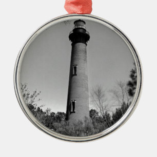 Currituck Leuchtturm Silbernes Ornament