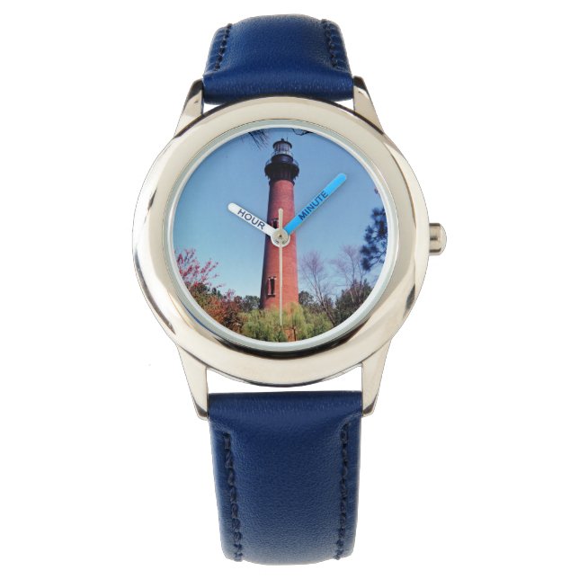 Currituck Lighthouse Armbanduhr (Vorderseite)