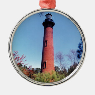 Currituck Lighthouse Silbernes Ornament