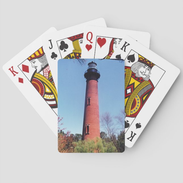 Currituck Lighthouse Spielkarten (Rückseite)