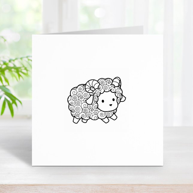 Curry Coat Little Sheep Ram 2 Gummistempel (Von Creator hochgeladen)