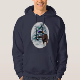 Curry Coated Retriever Weihnachtsgeschenke Hoodie