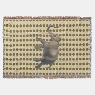 Curry Gewürz Stimmungen Punkte mit Elefanten Decke
