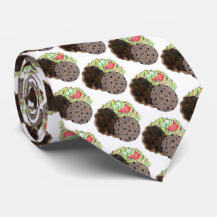 Curry Goat Rice and Peas Jamaican Caribbean Food Krawatte