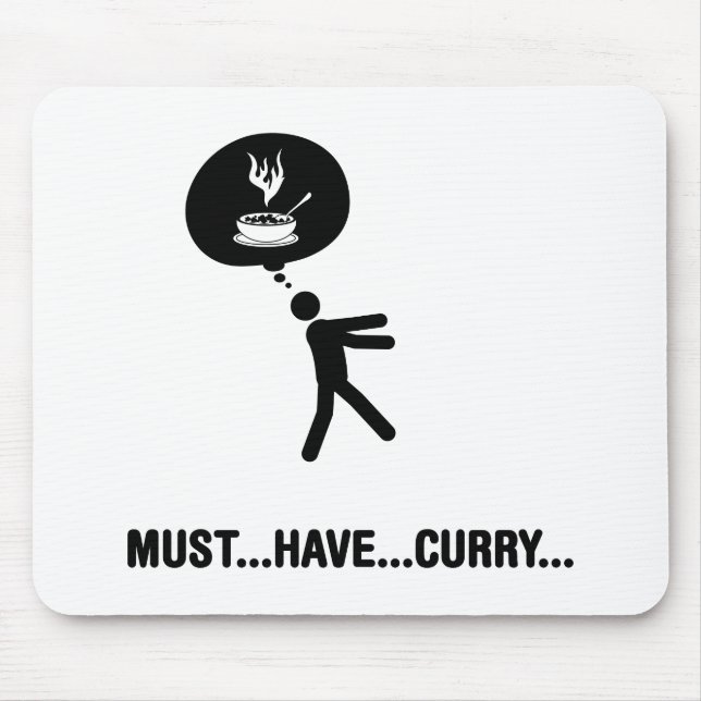 Curry-Liebhaber Mousepad (Vorne)