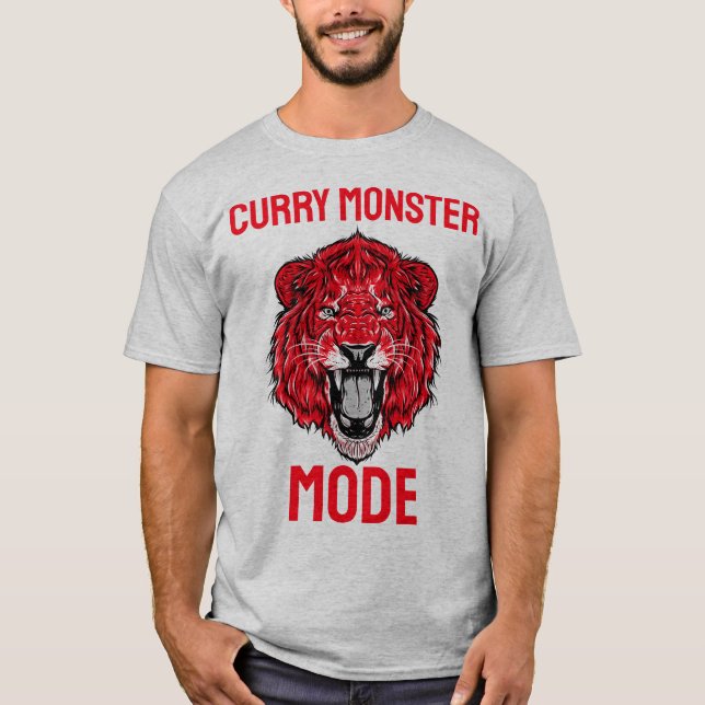 Curry-Monster-Modus Curry-Liebhaber T-Shirt (Vorderseite)