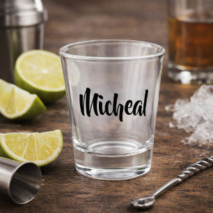 Curry Name Design Schnapsglas