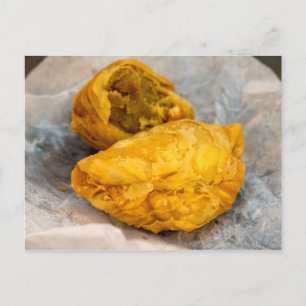 Curry Puff Postkarte