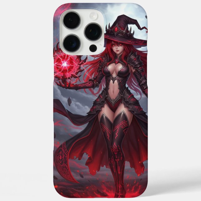 Cursed Flame Witch iPhone 16 Pro Max Case (Rückseite)