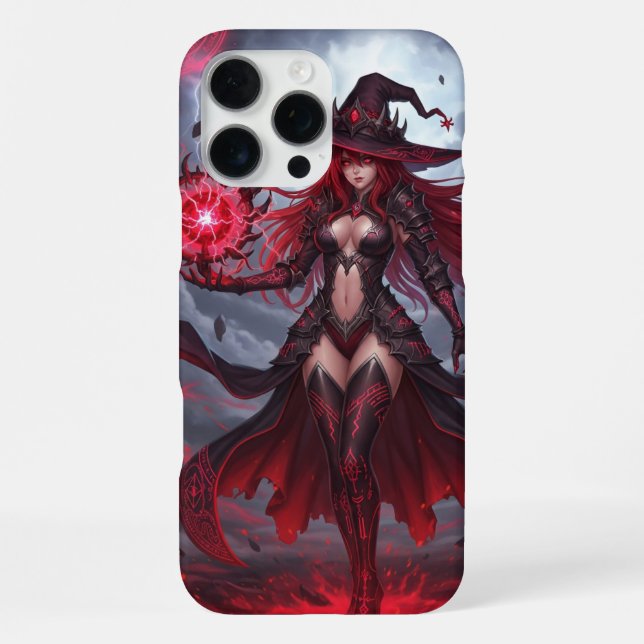 Cursed Flame Witch iPhone 16 Pro Max Hülle (Rückseite)
