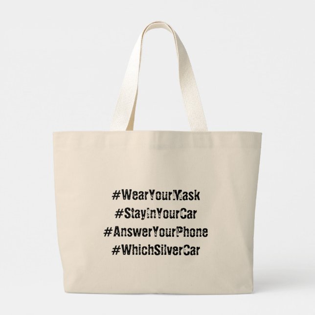 Curside-Beutel Jumbo Stoffbeutel (Rückseite)