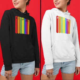 Cursillo Farbiger Verlängerter Text Christlicher G Hoodie