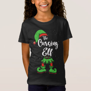 Cursing Elf Matching Familie Weihnachten Pajama Co T-Shirt
