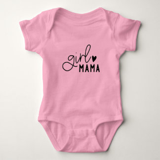 Cursive Heart Mama Pride Baby Strampler