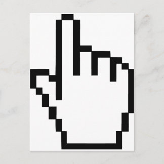 Cursor Click Hand Postkarte