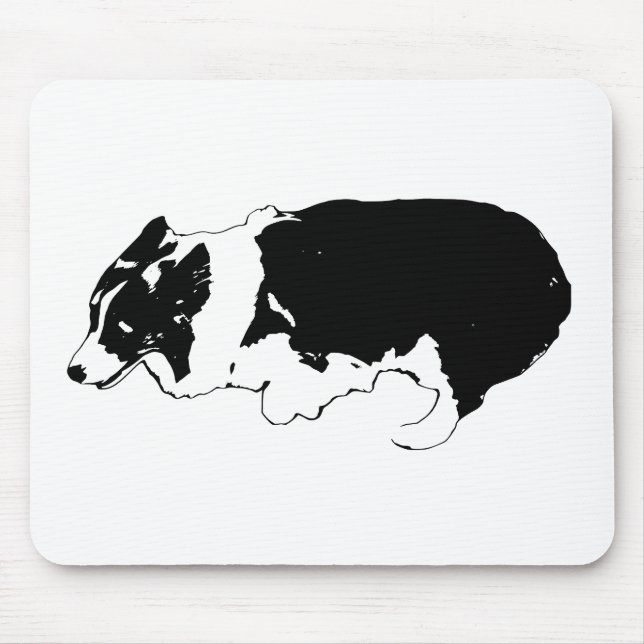 Cursor trifft Corgi-Kadenz Mousepad (Vorne)