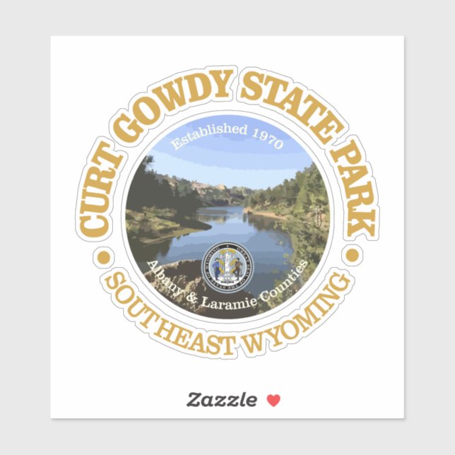 Curt Gowdy SP Aufkleber (Blatt)