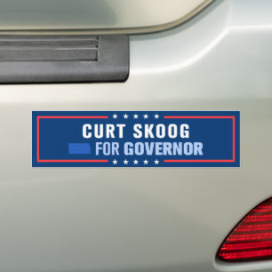 Curt Skoog für den Gouverneur von Kansas Autoaufkleber