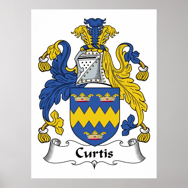 Curtis-Familienwappen Poster (Vorne)
