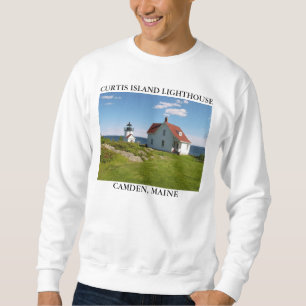 Curtis Island Lighthouse, Camden Maine Sweatshirt