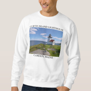 Curtis Island Lighthouse, Camden Maine Sweatshirt