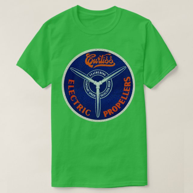 Curtiss Elektroantrieb T-Shirt (Design vorne)