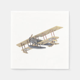 Curtiss Float Flugzeug Paper Party Napkins Serviette