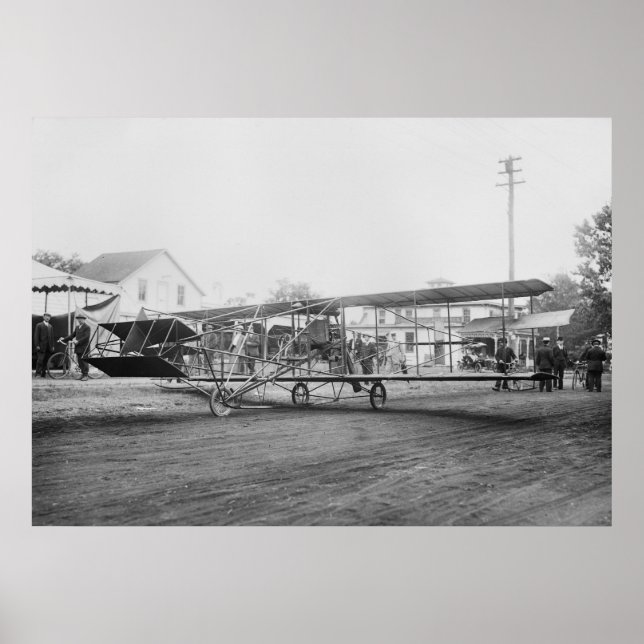 Curtiss-Hering-Flugmaschine, Anfang der 1900er Jah Poster (Vorne)