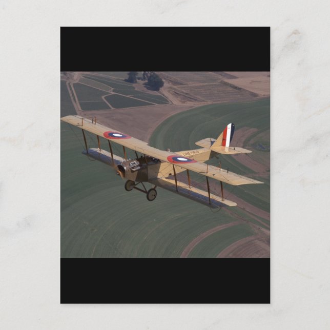 Curtiss, Jenny, 1918,_Classic Aviation Postkarte (Vorderseite)