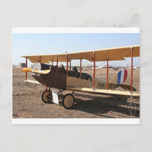 Curtiss Jenny Biplane Postkarte