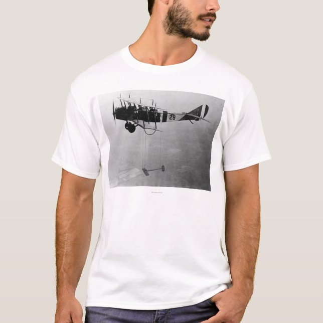 Curtiss JN-4 Jenny Flugzeuge mit vorbildlichem T-Shirt (Vorderseite)