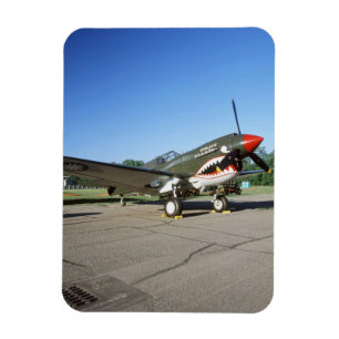 Curtiss P-40 Warhawk, auf dem Minnesota CAF Air Sh Magnet
