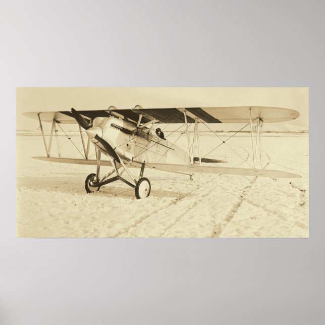 Curtiss Pursuit-Flugzeug Poster (Vorne)