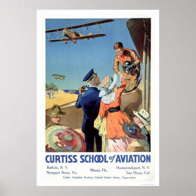 Curtiss School of Aviation (US02053) Poster (Vorne)