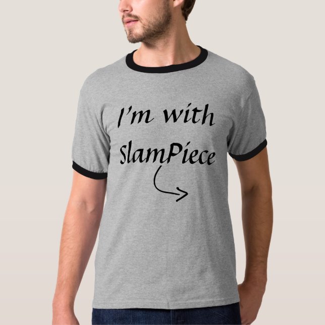 curved_arrow, bin ich mit SlamPiece T-Shirt (Vorderseite)