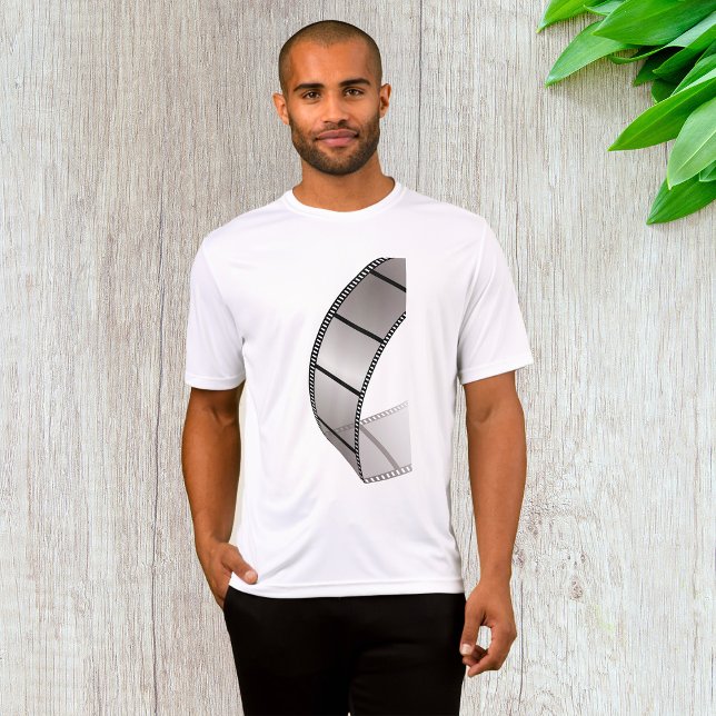 Curved Blank Film Strip T-Shirt (Von Creator hochgeladen)