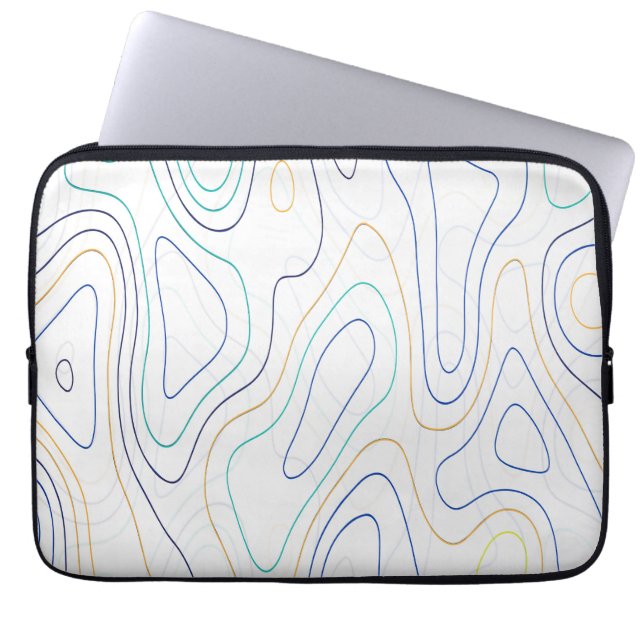 Curves Laptopschutzhülle (Vorderseite)