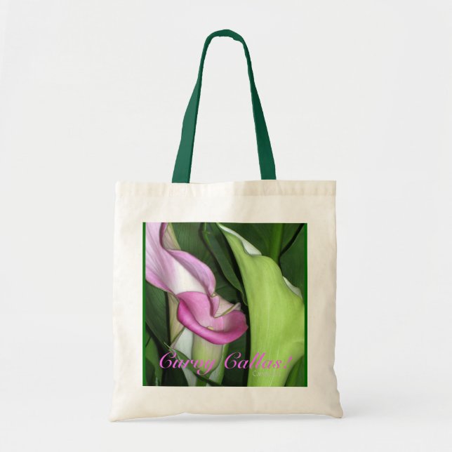 "Curvy Callas-" Budget-Tasche Tragetasche (Vorne)