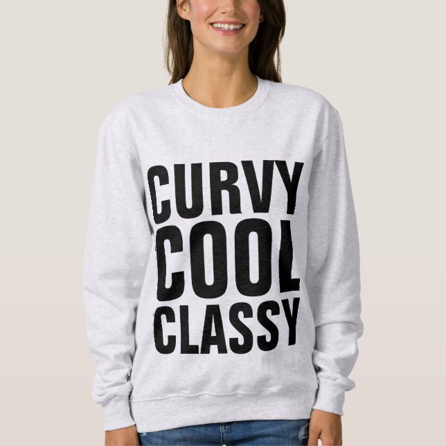CURVY COOL CLASSY Ladys T - Shirt (Vorderseite)